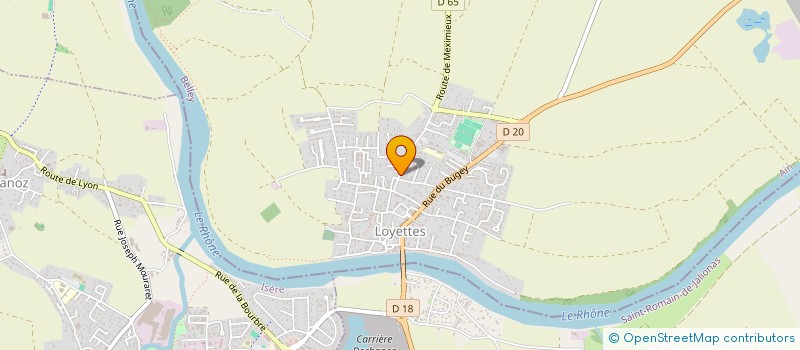 localisation de l'entreprise DOGS NEW HORIZON ASBL à LOYETTES