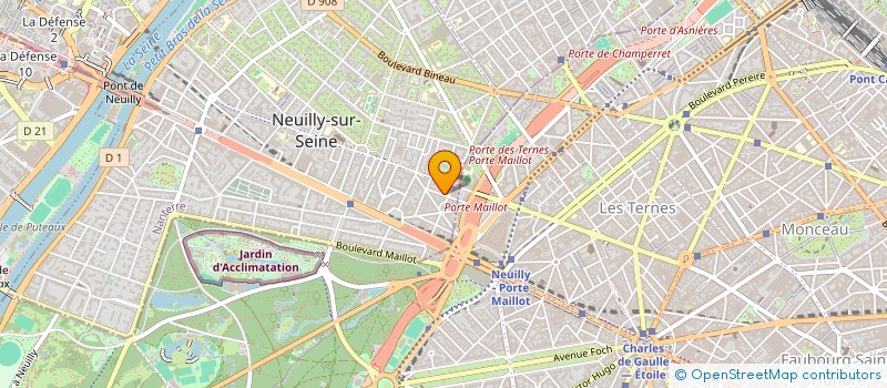 localisation de l'entreprise DOGS SECURITY à NEUILLY-SUR-SEINE