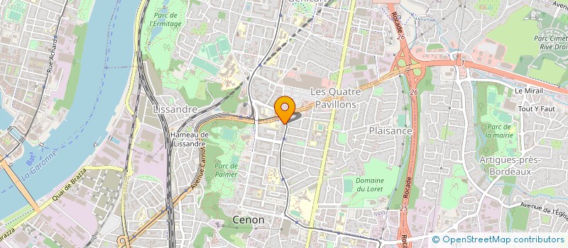 localisation de l'entreprise DOGU BAT à CENON