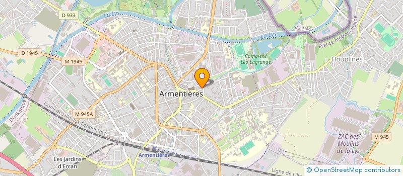 localisation de l'entreprise DOGUES DE LA LYS à ARMENTIERES