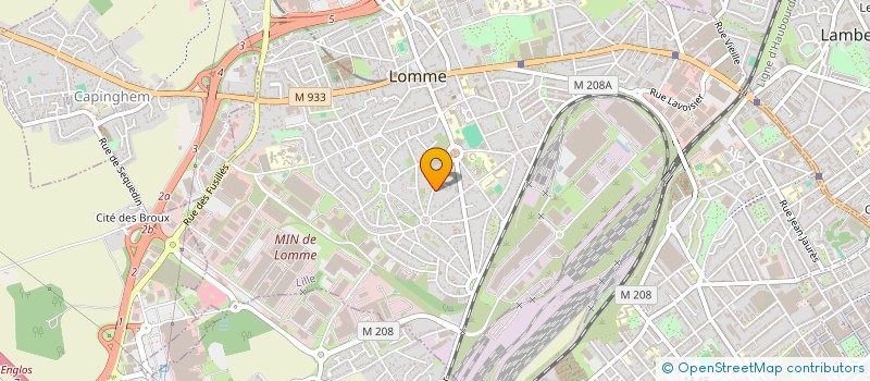 localisation de l'entreprise DOGUES POMPON'S à LILLE
