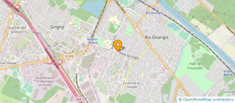 localisation de l'entreprise DOGUS à RIS-ORANGIS