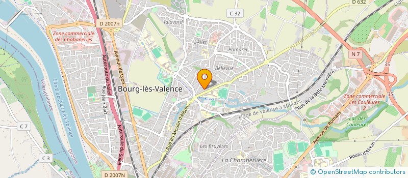 localisation de l'entreprise DOGZLIFE  BOURG-LES-VALENCE