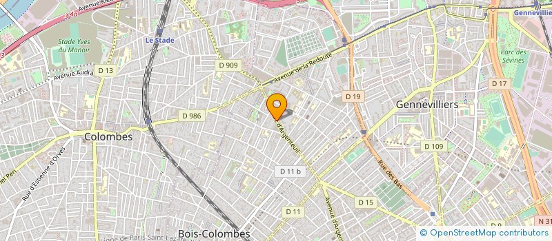 localisation de l'entreprise DOHA à BOIS-COLOMBES