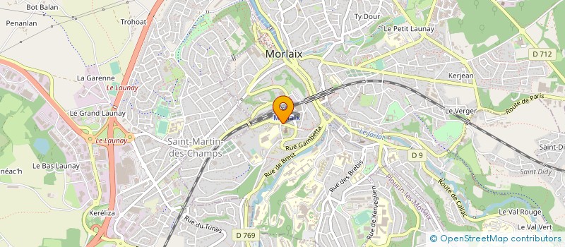 localisation de l'entreprise DOHA DISTRIBUTION à MORLAIX