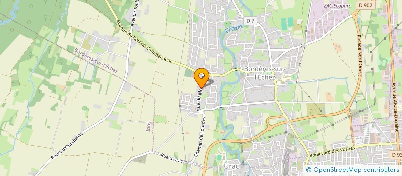 localisation de l'entreprise DOHAINTZA  BORDERES-SUR-L'ECHEZ