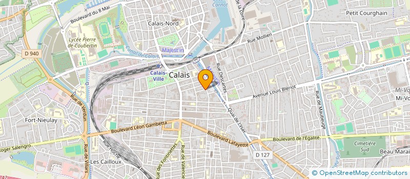 localisation de l'entreprise DOHEN VAN LOO  CALAIS