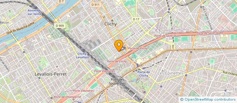 localisation de l'entreprise DOHENY à CLICHY