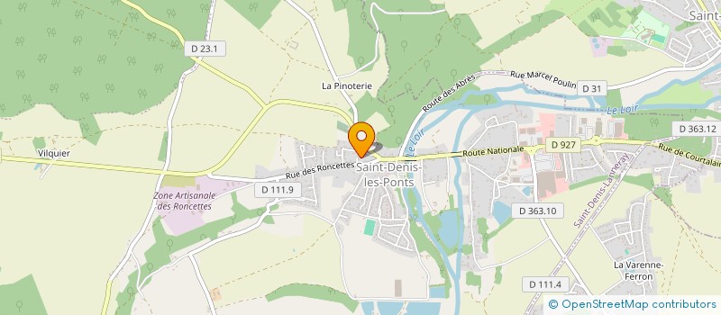 localisation de l'entreprise DOHLA à SAINT-DENIS-LANNERAY