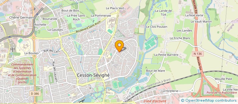 localisation de l'entreprise DOHRE à CESSON-SEVIGNE