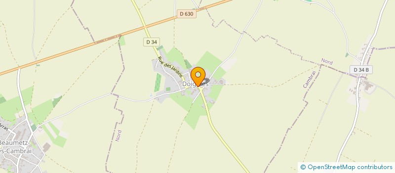 localisation de l'entreprise DOIGNIES SOLIDAIRE  DOIGNIES