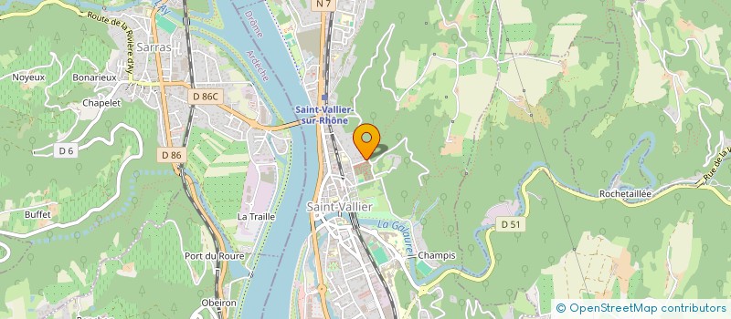 localisation de l'entreprise DOIGTS AGILES à SAINT-VALLIER