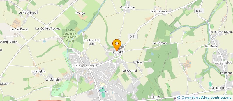 localisation de l'entreprise DOIGTS ET VOIX LIES  PLELAN-LE-PETIT