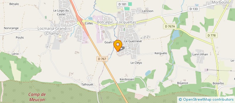 localisation de l'entreprise DOILLON LEGRIX  LOCQUELTAS