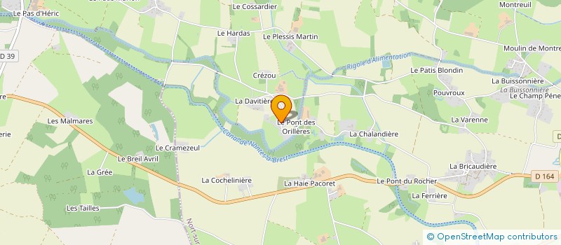 localisation de l'entreprise DOINED  NORT-SUR-ERDRE