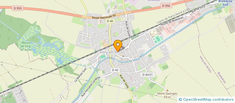 localisation de l'entreprise DOISY-MACRON à VITRY-EN-ARTOIS