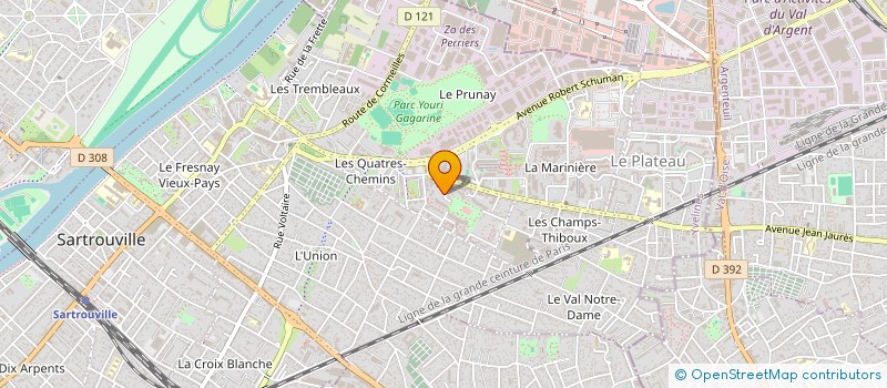 localisation de l'entreprise DOIT ALETTE  SARTROUVILLE