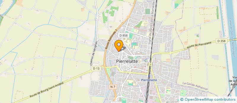 localisation de l'entreprise DOIZANT à PIERRELATTE