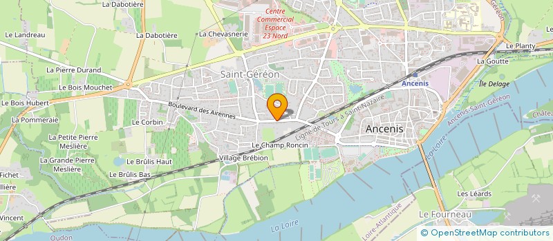 localisation de l'entreprise DOIZON CONSEILS à ANCENIS-SAINT-GEREON