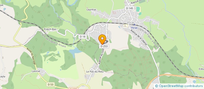 localisation de l'entreprise DOJA à YTRAC