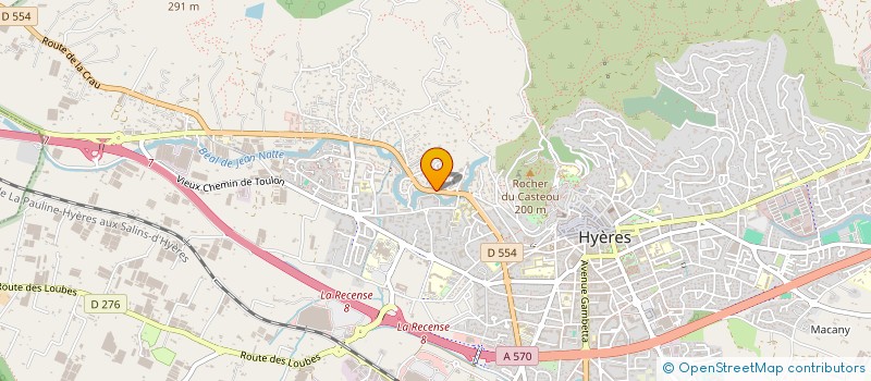 localisation de l'entreprise DOJANG LE SCARABEE à HYERES