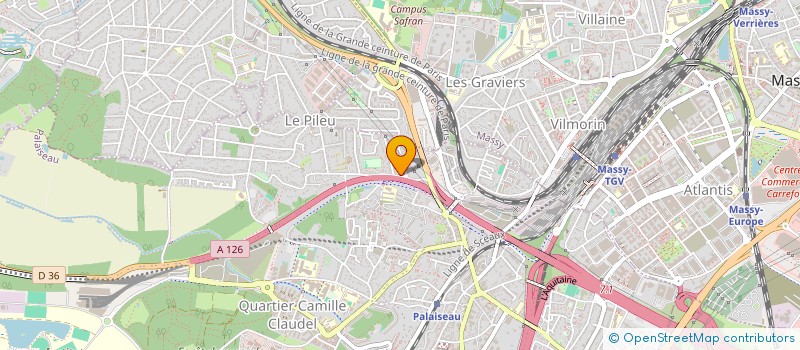 localisation de l'entreprise DOJANG VLB TAEKWONDO CLUB à PALAISEAU