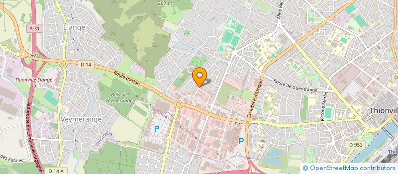 localisation de l'entreprise DOJE IMMOBILIER à THIONVILLE