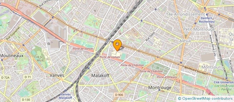 localisation de l'entreprise DOJO 14  PARIS