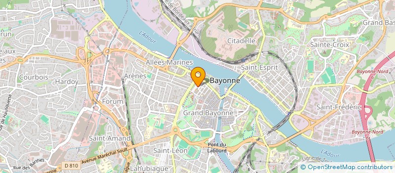 localisation de l'entreprise DOJO à BAYONNE