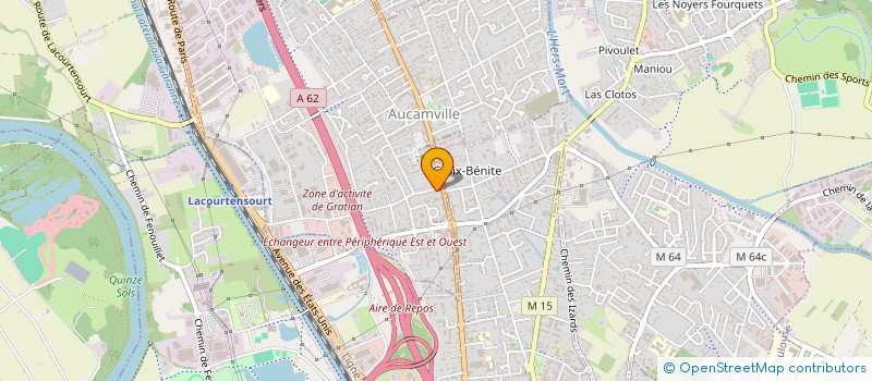 localisation de l'entreprise DOJO  AUCAMVILLE