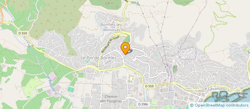 localisation de l'entreprise DOJO à BORMES-LES-MIMOSAS