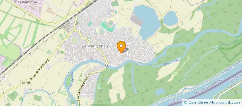 localisation de l'entreprise DOJO AIKIDO DE LA WANTZENAU  LA WANTZENAU