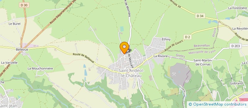 localisation de l'entreprise DOJO ANDEOLAIS  BEAUVALLON