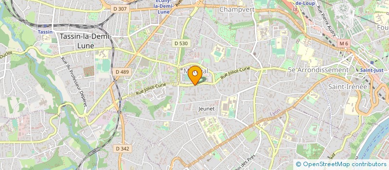 localisation de l'entreprise DOJO ANSHIN ARTS MARTIAUX JUDO JU JITSU TAISO (DAAM) à LYON