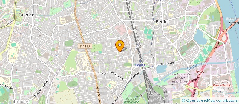 localisation de l'entreprise DOJO BEGLAIS à BEGLES