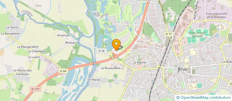 localisation de l'entreprise DOJO BRUZOIS  BRUZ