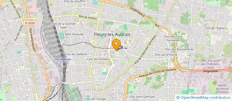 localisation de l'entreprise DOJO BUSHI à FLEURY-LES-AUBRAIS