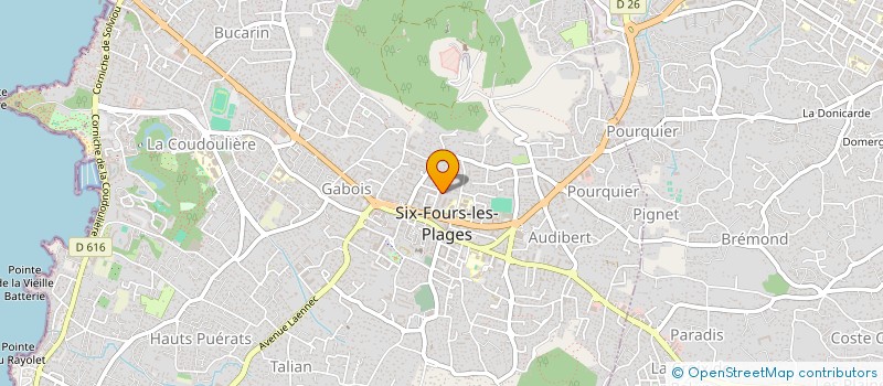localisation de l'entreprise DOJO CAP SICIE à SIX-FOURS-LES-PLAGES