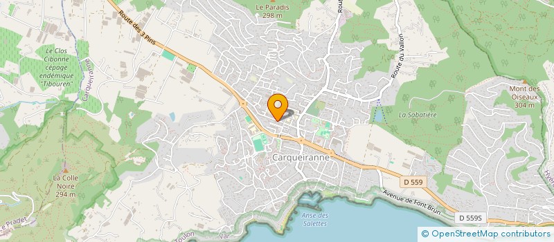 localisation de l'entreprise DOJO CARQUEIRANNAIS à CARQUEIRANNE