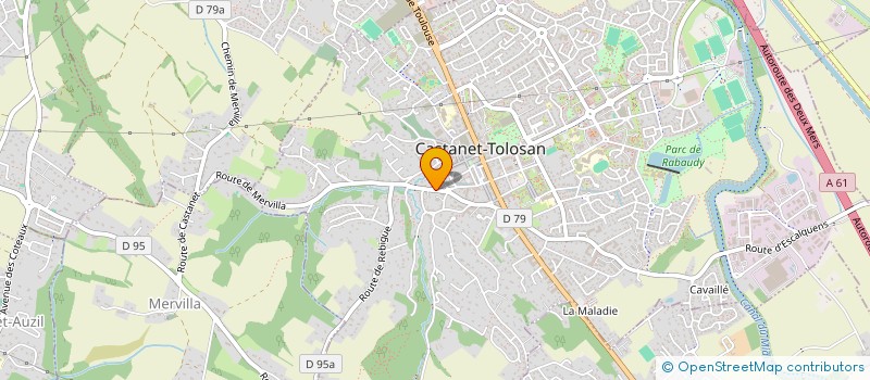 localisation de l'entreprise DOJO CASTANEEN à CASTANET TOLOSAN