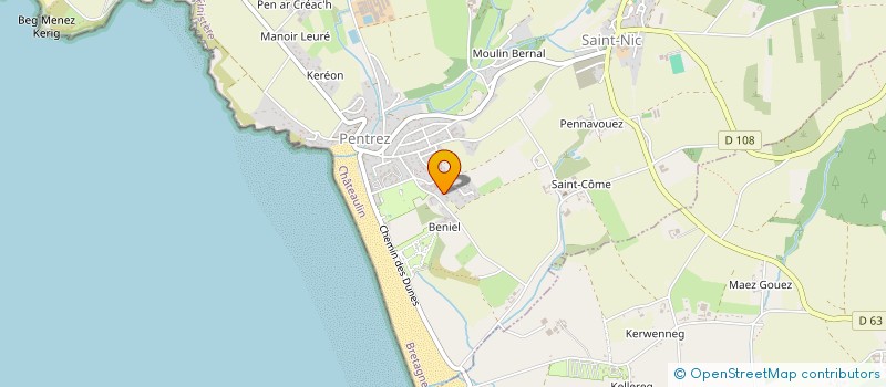 localisation de l'entreprise DOJO-CHATOU  PLOMODIERN