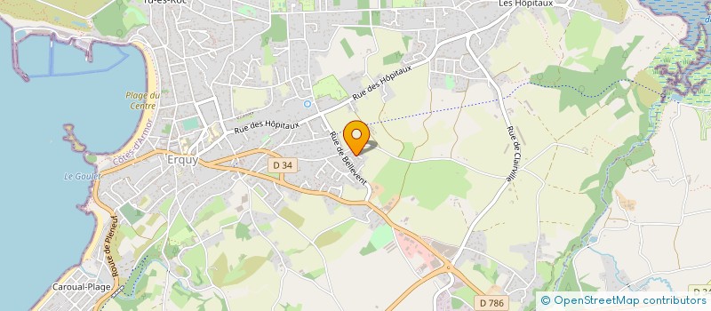 localisation de l'entreprise DOJO D ERQUY à ERQUY