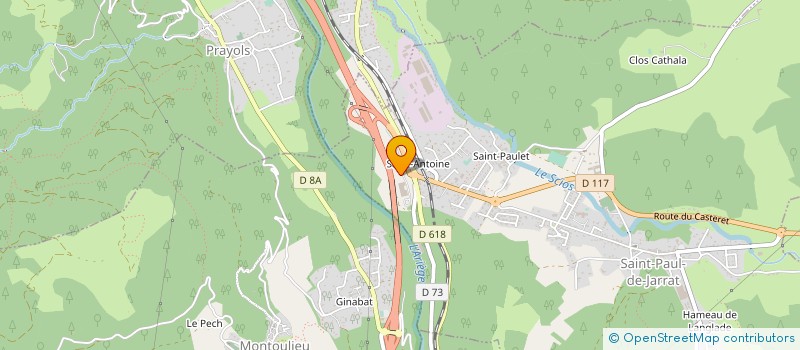 localisation de l'entreprise DOJO DE FOIX à FOIX