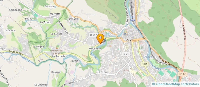 localisation de l'entreprise DOJO DES CATHARES à FOIX
