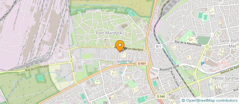 localisation de l'entreprise DOJO DES TROIS LOTUS à DUNKERQUE