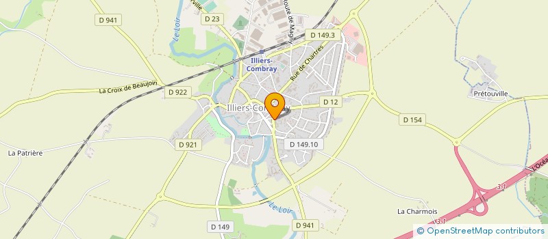 localisation de l'entreprise DOJO DU COMBRAY à ILLIERS-COMBRAY