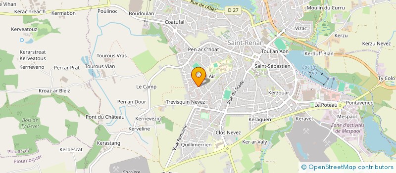 localisation de l'entreprise DOJO DU PAYS DE SAINT RENAN à SAINT-RENAN