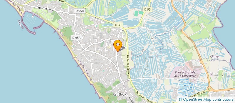 localisation de l'entreprise DOJO EPINERIN, SECTION KARATE  L'EPINE