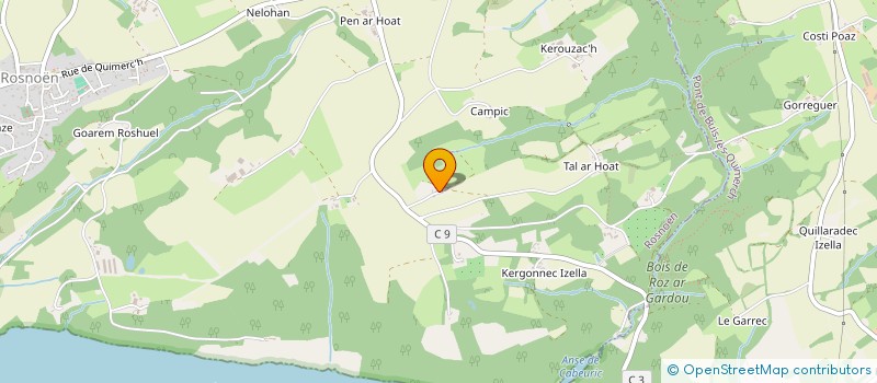 localisation de l'entreprise DOJO FAMILIAL  ROSNOEN