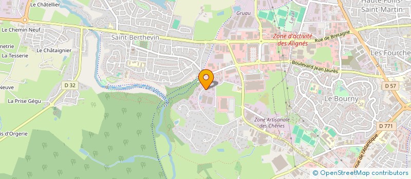 localisation de l'entreprise DOJO GROUPE  SAINT-BERTHEVIN